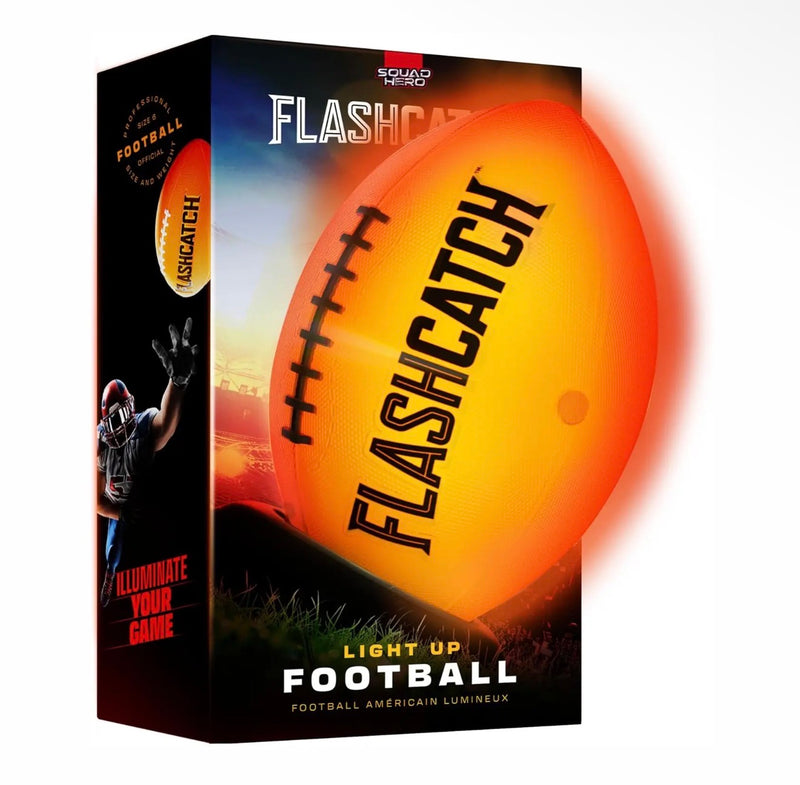 Rechargeable Light Up Football - Glow in the Dark Ball