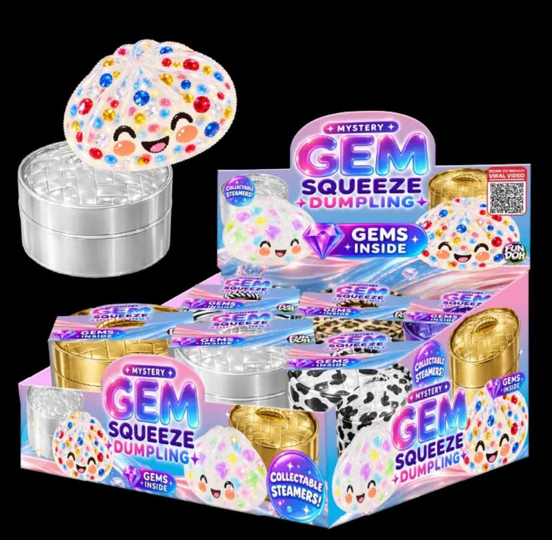 Mystery gem squeeze dumplings