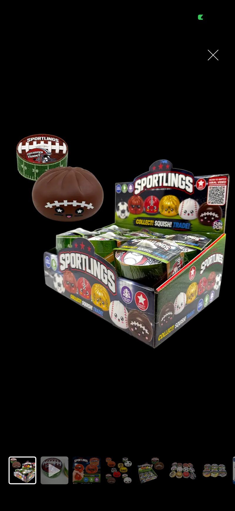 Sports dumpling squishy